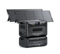BLUETTI Générateur Solaire Apex 300 & B300K (Nouveau 2025) avec 2 Panneaux Solaires 350W, 5529,6Wh Batterie LFP avec 4 Prises CA 3840W (7680W Surge), Idéal pour la Vie Autonome