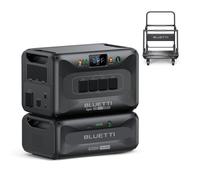 BLUETTI Générateur Solaire Apex 300 & B300K (Nouveau 2025) avec Chariot, 5529,6Wh Batterie LFP avec 4 Prises CA 3840W (7680W Surge), Démarrage Noir, Alimentation Modulaire pour Maison, Camping-car