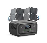 BLUETTI Générateur Solaire Elite 10 avec Panneau Solaire 60W Inclus (Expédition Séparée), Station d'Alimentation Mini 128Wh avec Prise CA 200W, Alimentation Portable Format Paume pour Camping, Pannes