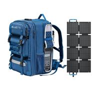 BLUETTI Handsfree 1 Sac à dos d'alimentation Portable | 300 W, 268,8 Wh - Handsfree 1 + PV60F | 300 W, 268,8 Wh, 60 W Solaire