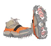 BLUEVER Crampons, 32 Dents Ice Traction Anti-Slip Snow Grips pour Bottes Chaussures pour la Marche, la randonnée, l'escalade, la pêche et l'alpinisme