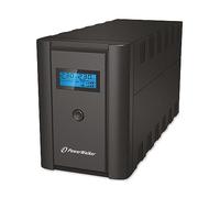 BLUEWALKER UPS Line-Interactive 2200VA 2X SCHUKO, 2X IEC, RJ11/RJ45, USB, LCD