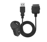 Blueway Mini chargeur allume-cigare 1A pour iPhone/iPod Noir