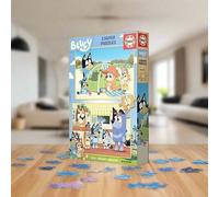 Bluey 2 puzzles ensemble bois 50 pièces