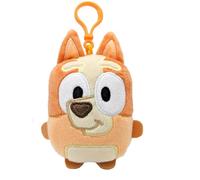 Bluey 90282 Bingo Mini porte-clés en peluche avec clip de sac, multicolore, taille unique, multicolore, taille unique, Multicolore, taille unique