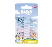 Bluey - Accessoires pour cheveux à paillettes pour filles - Ensemble de crochets pour enfants avec personnages de Bluey et Bingo