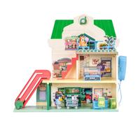 Bluey and Bingo Supermarket Playset avec Escalator fait semblant de jouer des jouets pour les sons des tout-petits et 15 pi ces