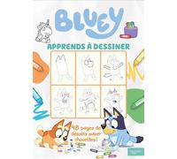 Bluey - Apprends à dessiner Je dessine - BBC Studios Ladybird Books Ltd - Hachette Jeunesse - broché - Document jeunesse