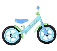 Bluey Balance Bike 3+ Year Old - 12" Sturdy Metal Frame Girls, Boys - Training Childrens Bike with Adjustable Saddle & Handlebars, Hard Foam Tyres - Motor Skills Development Kids Ride On Toy