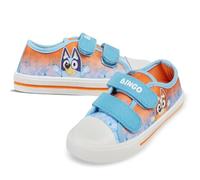 Bluey Baskets en toile pour enfants filles et garçons sous licence officielle, durables, élégantes et confortables pour un usage quotidien, légères, festivals, fêtes, chaussures de marche