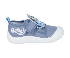 Bluey Baskets pour enfants - Couleur bleue - Taille 22 - Fermeture à lacets - Baskets en toile avec semelle en TPR - Fermeture par l'arrière - Produit Original Fabriqué en Espagne