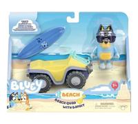 Bluey - Beach, Figure And Vehicle, Beach Quad - (90183)