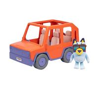 Bluey Big Heeler Grande voiture à 4 roues motrices, interactif, personnalisable pour tout-petits avec capot ouvrant, voitures pour tout-petits à partir de 3 ans