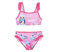 BlueY Bikini pour Fille, Motif Bingo Maillot de Bain Deux Pièces Natation pour Enfant, Tailles 3 à 6 Ans (FR/ES, Âge, 5 Ans, Taille Normale, Rose)