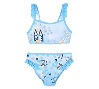 BlueY Bikini pour Fille, Motif Bingo Maillot de Bain Deux Pièces Natation pour Enfant, Tailles 3 à 6 Ans (FR/ES, Âge, 3 Ans, Taille Normale, Bleu)