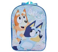 Bluey & Bingo Sac à dos d'école pour enfants garçons et filles, bleu, taille unique