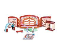 Bluey BLY40010 School Playset, école de la série de Dessins animés pour Enfants, 2 Figurines Chloe, playset Transformable de 9 pièces d'accessoires et pagatines décoratives, 3 Ans, célèbre