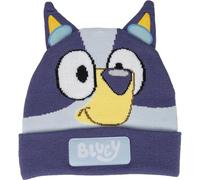 Bluey Bonnet en Tricot, Bleu, Taille Unique Unisex Kids