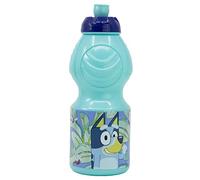 Bluey Bouteille d'eau en plastique pour enfant avec fermeture anti-goutte 400 ml