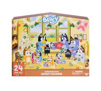 BlueY Calendrier de l’Avent Le Grand Bain de Noël, Coffret Festif avec 24 Cases pour 24 Surprises, Dont 3 Figurines Le Grand Bain de Noël, 18 Accessoires et 3 Autocollants à découvrir