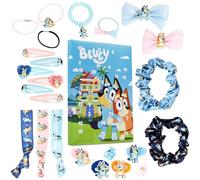 Bluey Calendrier de l'Avent 2025 Fille Bingo Compte à Rebours Noel 24 Surprises Accessoires Cheveux Kawaii Élastiques Chouchous Cadeau Fille