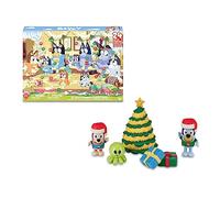Bluey – Calendrier de l'Avent BLY54000 – 24 pièces, figurines et accessoires – Dès 3 ans