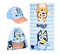 BlueY Casquette de Baseball, Serviette et Sac à Dos, Ensemble 3 Pièces pour Enfants, Excursions à la Plage et à la Piscine Cadeau D'été, pour Garçons et Filles