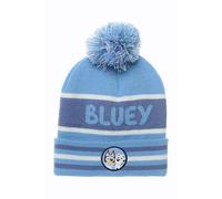 BlueY Chapeau pour Garçons, Bonnet Tricoté Chloe Design Pom Pom, Chapeau D’Hiver pour Filles, Cadeau pour Enfants | Bleu