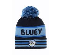 BlueY Chapeau pour Garçons, Bonnet Tricoté Chloe Design Pom Pom, Chapeau D’Hiver pour Filles, Cadeau pour Enfants | Bleu Foncé