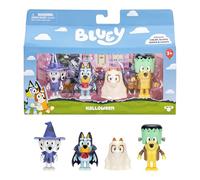 Bluey – Coffret de figurines Déguisements – 4 figurines articulées, accessoires inclus