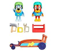 BlueY Coffret véhicule et Figurines, Kart de Rusty, Figurines de 6 à 7 cm et Accessoires