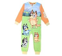BlueY Combinaison Pyjama Surpyjama Grenouillere Polaire Garçon ou Filles, Taille 3-4 Ans
