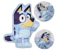 Bluey Coussin décoratif DOUX, forme VELOURS décorative pour la chambre de enfant 33x26cm OEKO-TEX