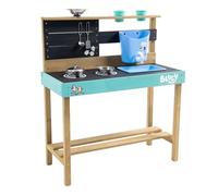 Bluey Cuisine d'extérieur pour enfant Bois FSC Marron/Bleu/Noir