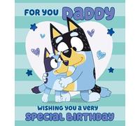 Bluey Daddy Carte d'anniversaire amusante pour papa