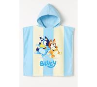 Bluey enfant poncho à capuche bain de plage serviette de douche 100x50cm