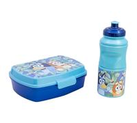 Stor Bluey Ensemble boîte à déjeuner rectangulaire et gourde sport 380 ml