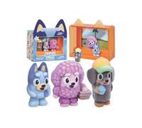 Bluey ENSEMBLE DE FIGURINES Le Pays des Ombres figurines pour enfants Série 1 FIGURINES EN VELOURS 4+