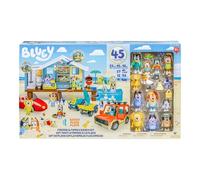 Bluey Ensemble de plage Friends & Family - Ensemble de 45 pièces - Grande taille - Comprend une feuille d'autocollants