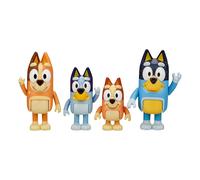 Bluey – Pack de 4 figurines Family Pack (90077) – Bluey, Bingo, Bandit et Chilli