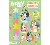 Bluey: Family Games: Coloring & Activity with Stackable Markers