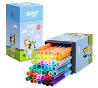 BlueY Feutres de Coloriage pour Enfants - Lot de 48 Feutres Enfant Lavables Non Toxiques Idée Cadeau Garcon Fille
