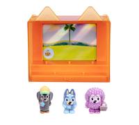 Bluey Fuzzies Pack d'épisodes : Shadowlands, 3 figurines floquées | Comprend une figurine exclusive, une vitrine, une carte à collectionner et un guide ; 50 à collectionner en série 1