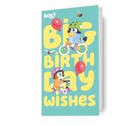 bluey, générique, carte d'anniversaire