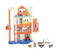 Bluey Hammerbarn Mega Kids - Magasin de bricolage pour enfants, 55,9 cm, magasin de simulation à 4 niveaux avec 15 accessoires et plus de 45 sons, marché de jeu pour enfants à partir de 3 ans