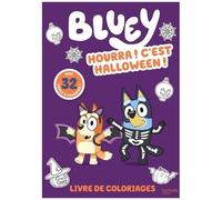 Bluey - Hourra ! C'est Halloween ! - Livre De Coloriages