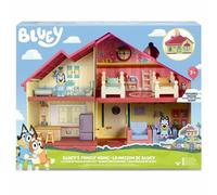 Giochi Preziosi Bluey - Jeu de Personnages Maison sur Deux étages avec Cuisine, Salon, Chambre et Salle de Bain entièrement meublée; pour Enfants à partir de 3 Ans, BLY04010
