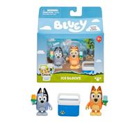 Bluey Let's Play Chef 2-Pack Toy Figure Playset, Ice Blocks Bingo and Socks Todd