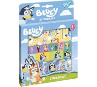 Bluey Lot d'autocollants - Aventure et créativité dans chaque autocollant - Mélange parfait de plaisir et de développement à chaque moment de bricolage - 17,50/1,50/24,50, multicolore