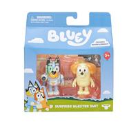 Bluey Figurines articulées Lot de 2 – Surprises Blaster Suit Pack, 6,35 cm, Bluey et Chucky